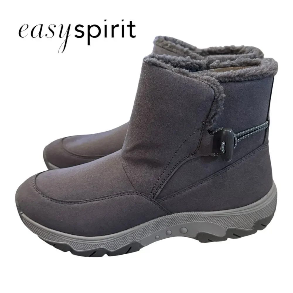 Easy Spirit Women's Tyme 2 Medium Gray Winter Boots 9